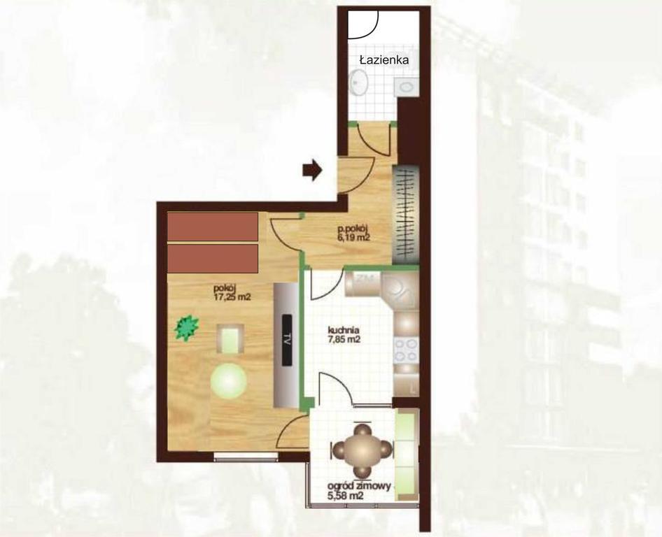 Apartament Kielce Fiolet Phòng bức ảnh